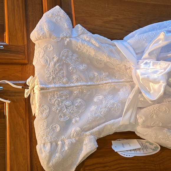 Sweet Pea & Lilli Girl's White Embroidered Tulle Dress First Communion, Easter - Picture 11 of 16